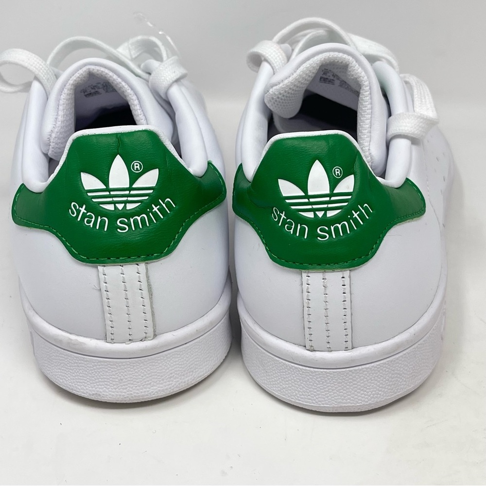 Adidas Stan Smith Shoes Mens 6 White Green Leather Sneakers M20324 - Picture 10 of 14
